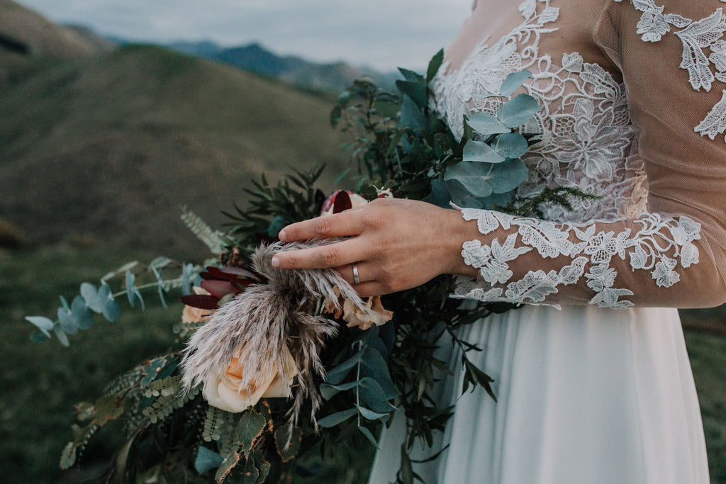 Moody Hilltop Wedding Photoshoot